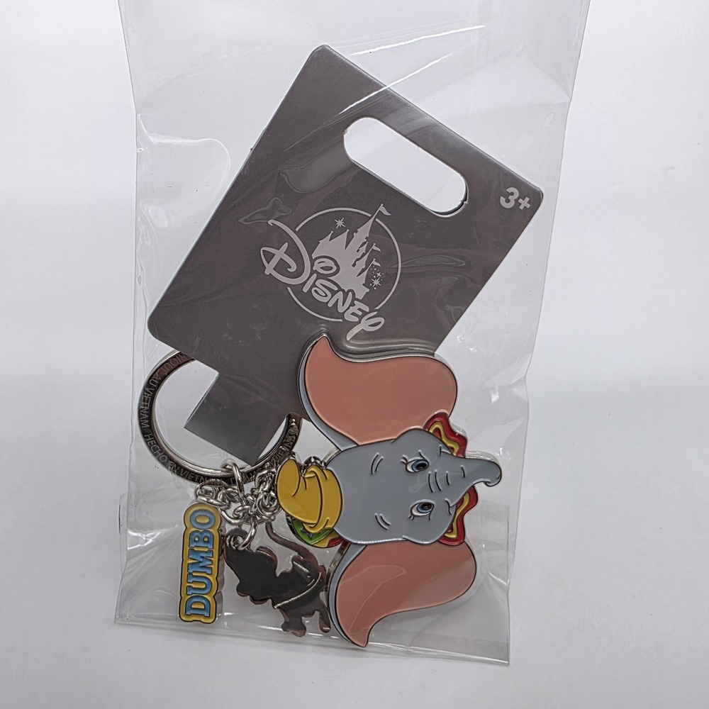 Disney Parks Dumbo Keychain Timothy Q Mouse NWT